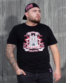 T-Shirt: HAMBURG WAPPEN - Schwarz